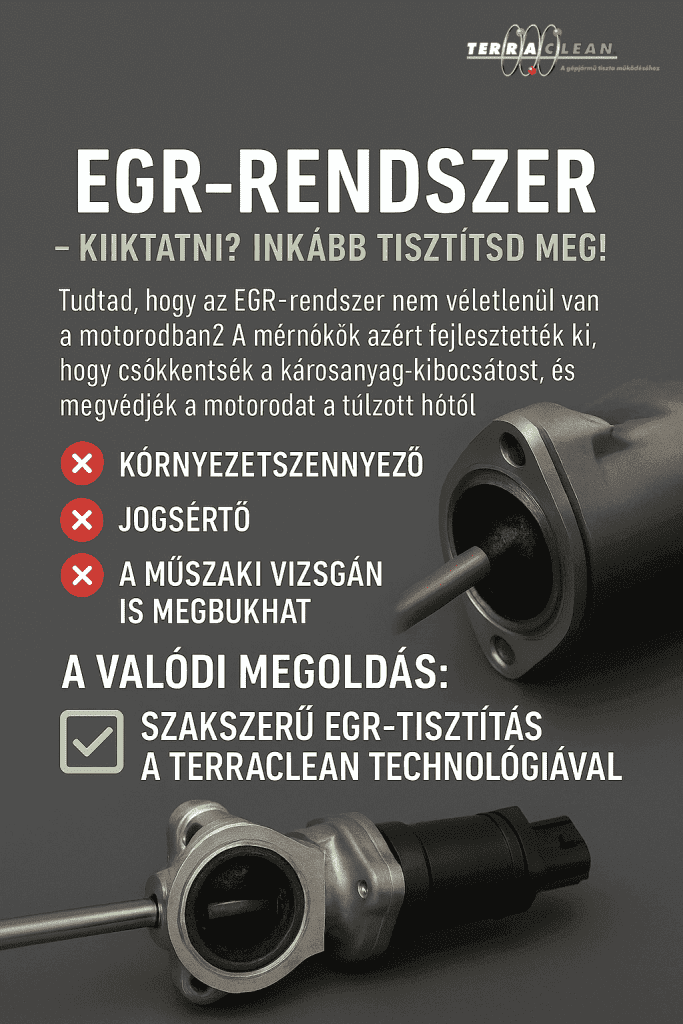 TerraClean EGR rendszer tisztítás